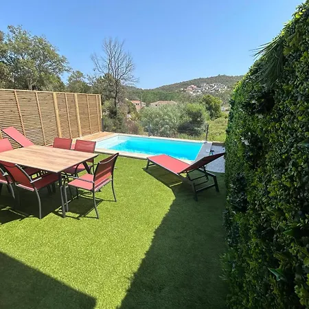 Corail- Piscine Privee- Corsu Di Core 别墅 孔卡