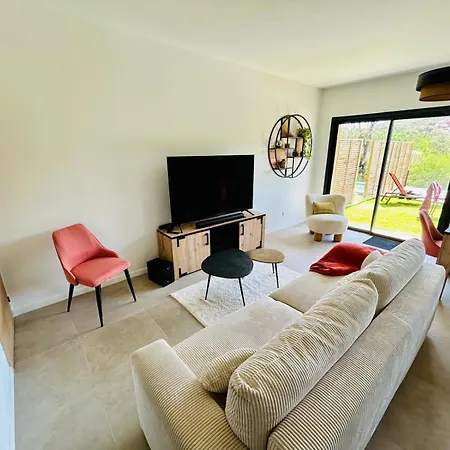 别墅 Corail- Piscine Privee- Corsu Di Core 孔卡