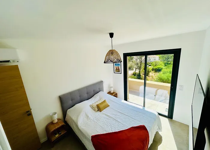 别墅 Corail- Piscine Privee- Corsu Di Core 孔卡